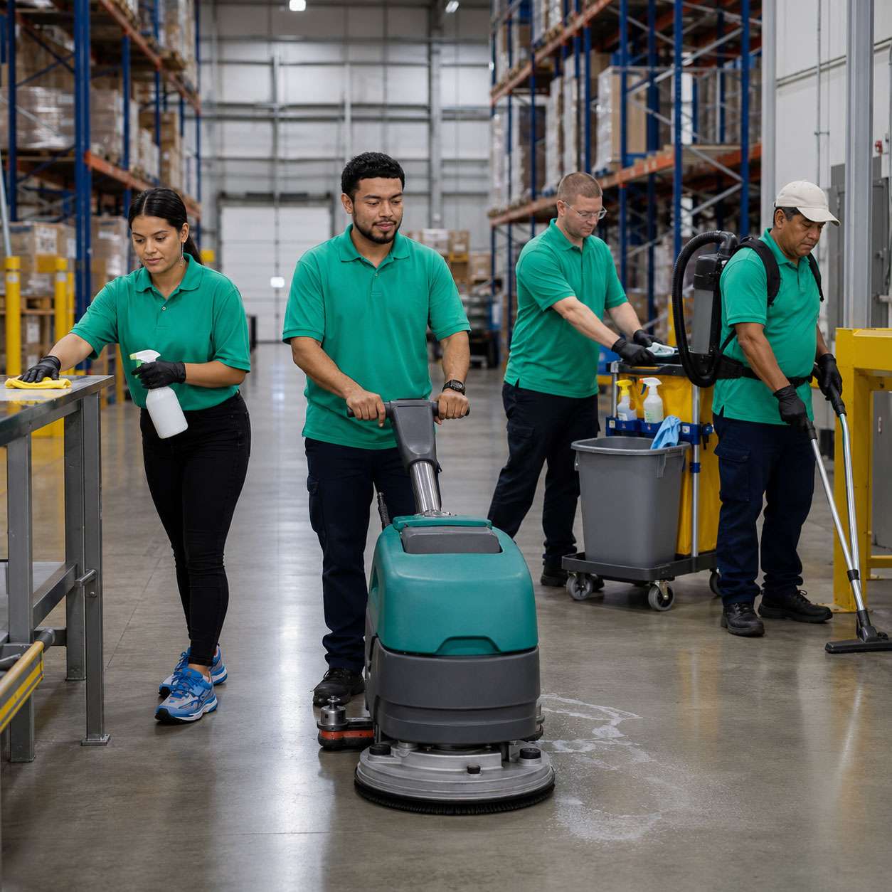 Warehouse cleaning in Texas
