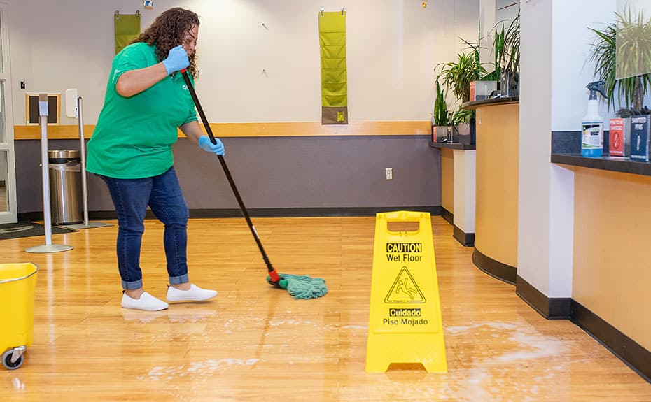 VCT floor cleaning in texas